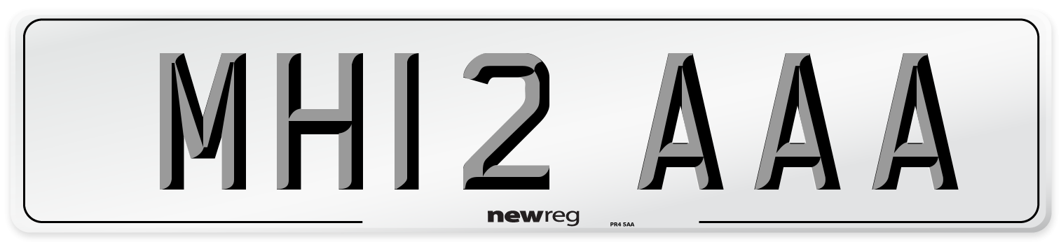 MH12 AAA Number Plate from New Reg